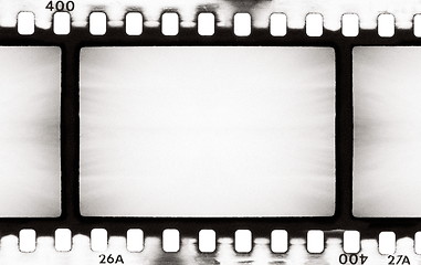 Image showing BW film strip