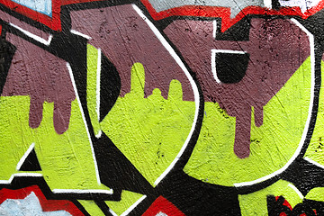 Image showing graffiti wall
