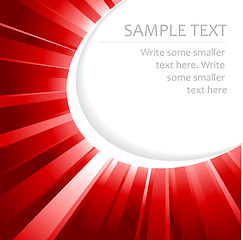 Image showing Abstract red background