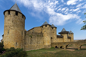 Image showing Carcassonne, France, UNESCO. Castle