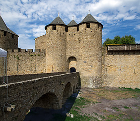 Image showing Carcassonne, France, UNESCO. Castle