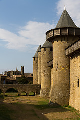 Image showing Carcassonne, France, UNESCO. Castle