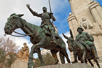 Image showing Don Quixote and Sancho Panza