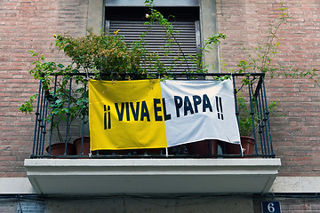 Image showing Pope's Visit Spain