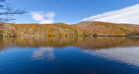 Image showing Lake Santa Fe, Montseny. Spain