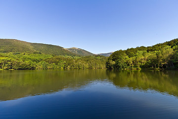 Image showing Lake Santa Fe, Montseny. Spain