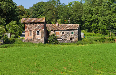 Image showing Catalan typical rural landscape in Spain