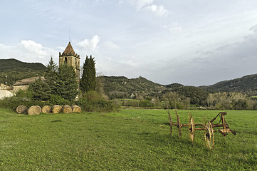 Image showing Catalan typical rural landscape in Spain