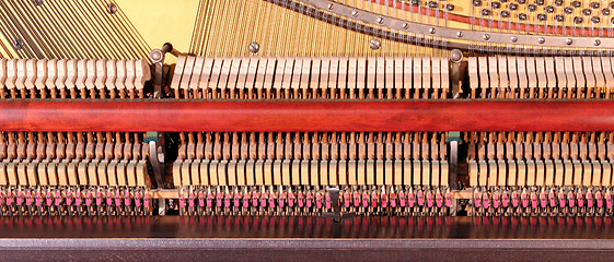 Image showing inside the piano