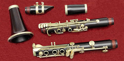 Image showing clarinet pieces