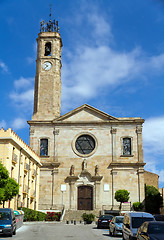 Image showing Badalona Barcelona Spain - Santa Maria Church