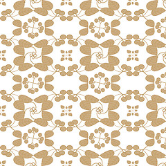 Image showing Seamless floral pattern