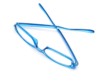 Image showing Blue glasses 