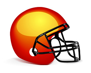 Image showing Football Helmet on white