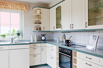 Image showing Interior of modern house kitchen