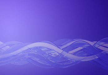 Image showing Flowing waves