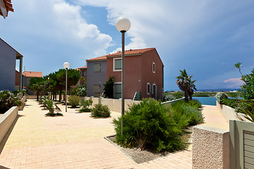 Image showing Pathway leading through the Vacation  village