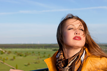 Image showing Portrait of the young beautiful woman