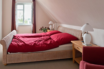 Image showing beautiful interior of a modern bedroom