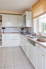 Image showing Interior of modern house kitchen