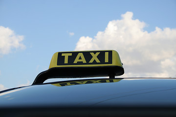 Image showing Taxi sign