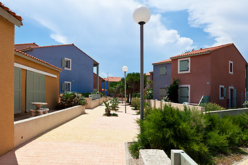 Image showing Pathway leading through the Vacation  village