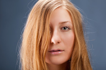 Image showing Portrait of red-haired young woman