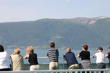 Image showing Tourists