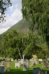 Image showing church yard