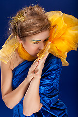 Image showing woman with glamour make-up