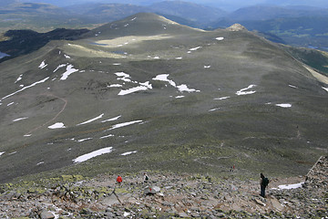 Image showing Hiking