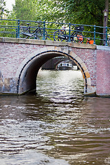 Image showing Amsterdam canals