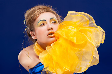 Image showing woman with glamour make-up