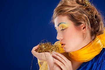 Image showing woman with glamour make-up