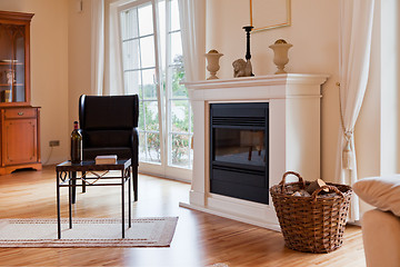 Image showing Modern house, living-room