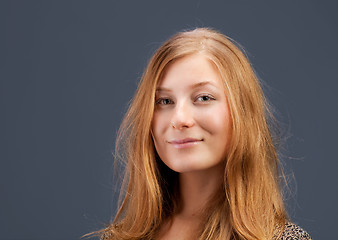 Image showing Portrait of red-haired young woman