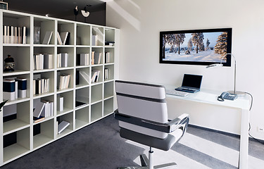 Image showing Modern interior of home office