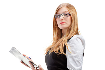 Image showing Portrait of beautiful business woman