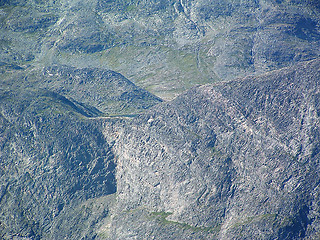 Image showing Besseggen in Jotunheimen Norway