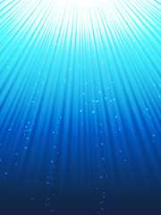 Image showing under water rays