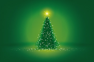 Image showing green christmas