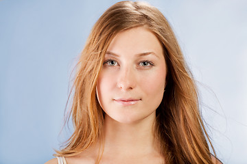 Image showing pretty red-haired young woman