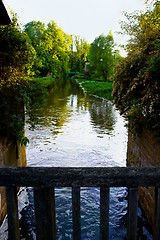 Image showing summer landscape with river