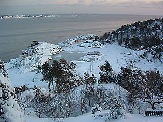 Image showing Winter by the sea