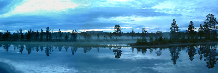 Image showing River with blue sky