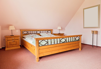 Image showing beautiful interior of a modern bedroom