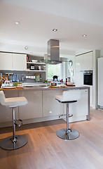 Image showing Interior of modern house kitchen