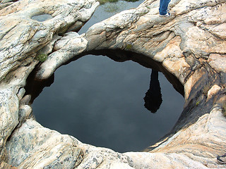 Image showing Pothole at Hvaler Norway