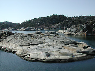 Image showing Islands in the fjord