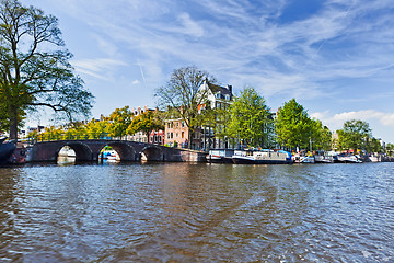 Image showing Amsterdam canals